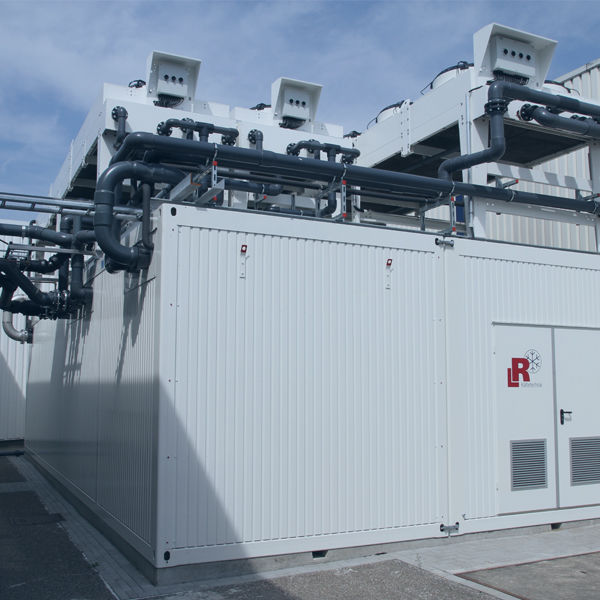New refrigeration plant with a container design